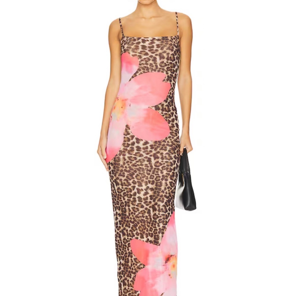 Superdown Leopard Maxi Dress